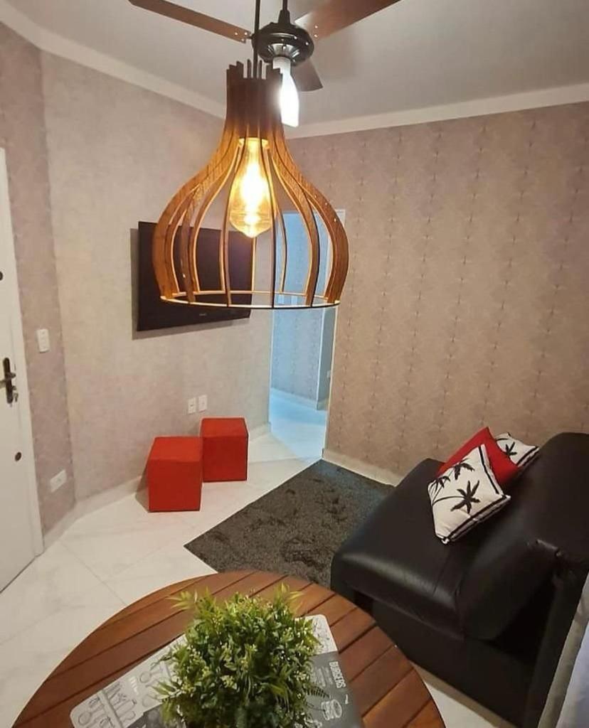113 Canto Do Forte - 1Dorm - 200 M Da Praia E 20M Dos Bares E Restaurantes - Estacionamento Gratuito E Wi Fi , Tv A Cabo プライア・グランデ エクステリア 写真