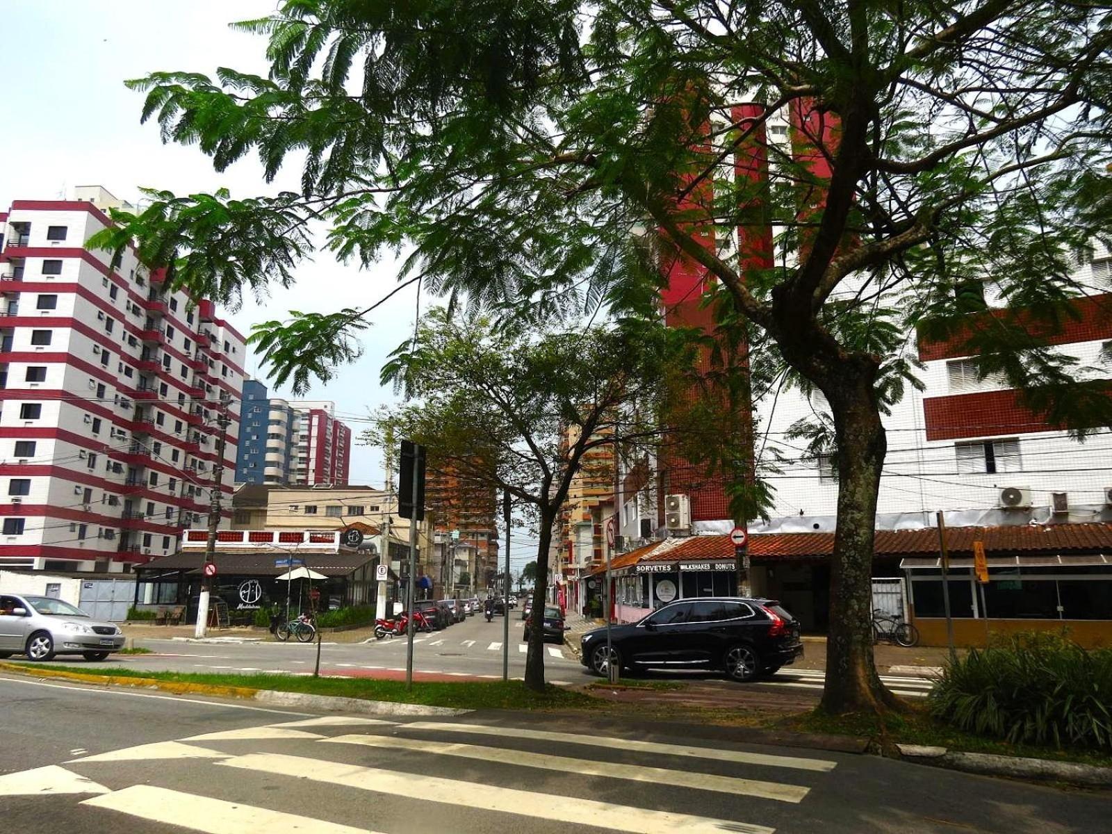 113 Canto Do Forte - 1Dorm - 200 M Da Praia E 20M Dos Bares E Restaurantes - Estacionamento Gratuito E Wi Fi , Tv A Cabo プライア・グランデ エクステリア 写真