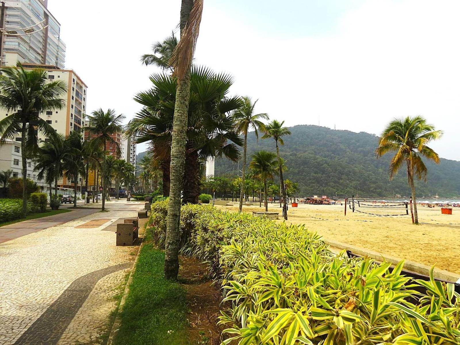 113 Canto Do Forte - 1Dorm - 200 M Da Praia E 20M Dos Bares E Restaurantes - Estacionamento Gratuito E Wi Fi , Tv A Cabo プライア・グランデ エクステリア 写真