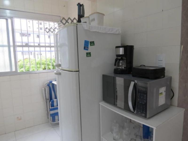 113 Canto Do Forte - 1Dorm - 200 M Da Praia E 20M Dos Bares E Restaurantes - Estacionamento Gratuito E Wi Fi , Tv A Cabo プライア・グランデ エクステリア 写真