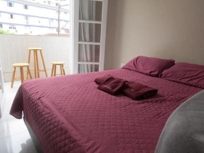 113 Canto Do Forte - 1Dorm - 200 M Da Praia E 20M Dos Bares E Restaurantes - Estacionamento Gratuito E Wi Fi , Tv A Cabo プライア・グランデ エクステリア 写真